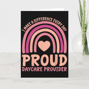 I Make A Difference Every Day - Boho Rainbow Dayca Card