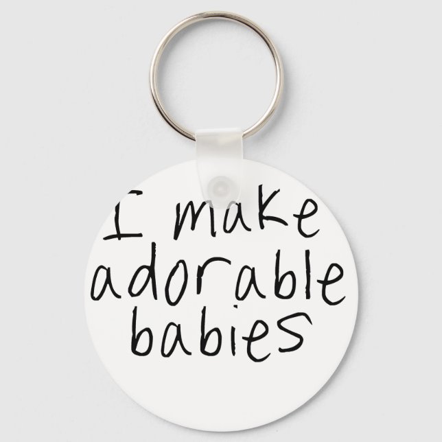 I make adorable babies key ring (Front)