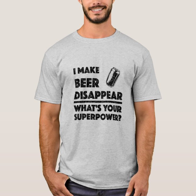 I Make Beer Disappear - Men's Basic T-Shirt (Front)