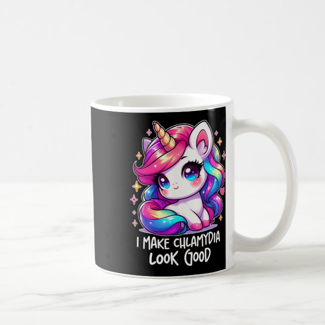 I Make Chlamydia Look Good Funny Inappropriate Wei Coffee Mug (Right)