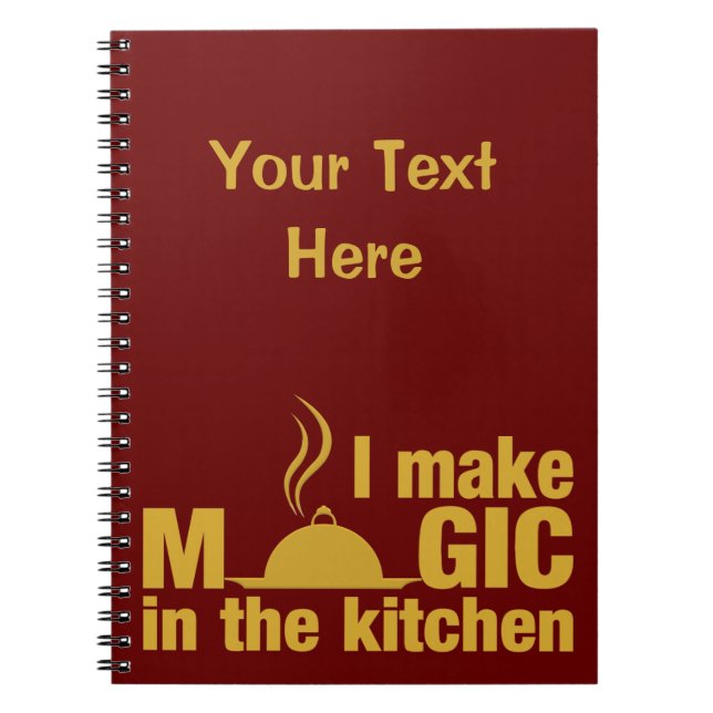 I Make Magic custom notebook (Front)