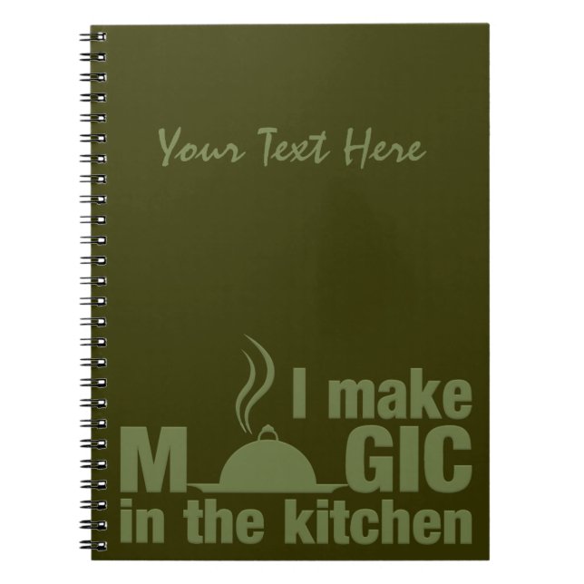 I Make Magic custom notebook (Front)
