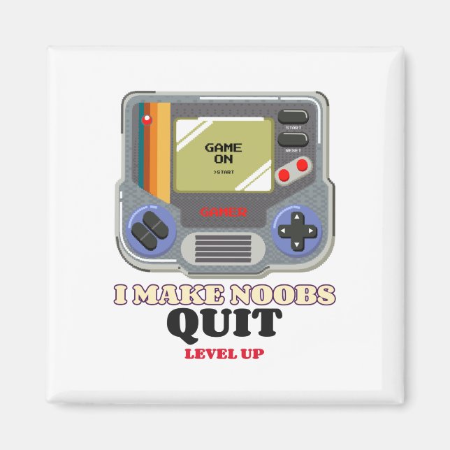 I Make Noobs Rage Quit Magnet (Front)