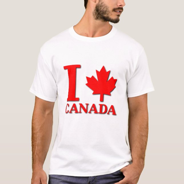 I Maple Leaf Canada Shirt Canadian Pride (Front)