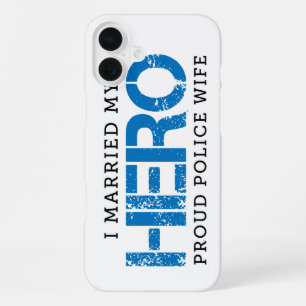 I Married My Hero - Police Wife iPhone Case