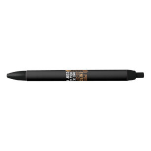 I Match Energy Empowerment African American Afro W Black Ink Pen