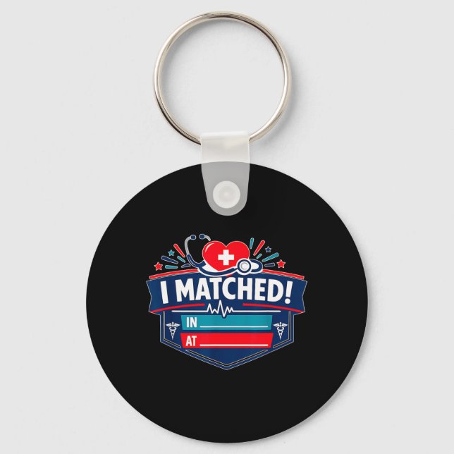 I Matched Key Ring (Front)