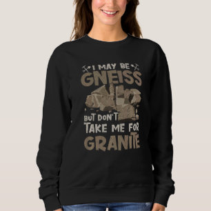 I May Be Gneiss Don't Take For Granite Geology Geo Sweatshirt