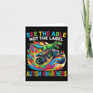 I May Be Non Verbyl Autism Mama Funny Autism Aware Card