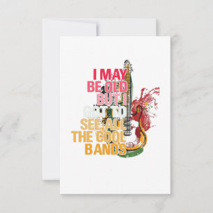 I May Be Old But I Got I Got To See All The Cool Thank You Card