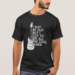 I May Be Old But I Got To See All Guitar Premium T-Shirt