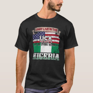 I May Live In The Usa But My Story Began In Nigeri T-Shirt