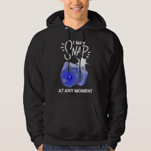 I May Snap At Any Moment DSLR Wedding Photographer Hoodie