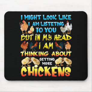 I Might Look Like I'm Listening To You But In My H Mouse Pad