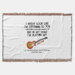 I Might Look Like Im Listening to You But in My Throw Blanket