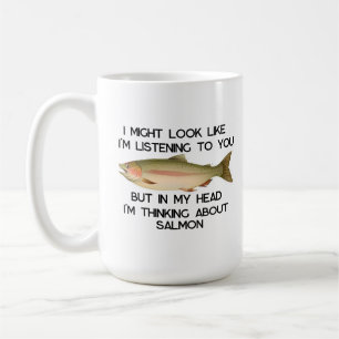 I Might Look Like I'm Listening to you in my head Coffee Mug