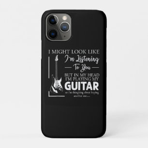I Might Look Like Im Listening to You Music Guitar iPhone 11 Pro Case