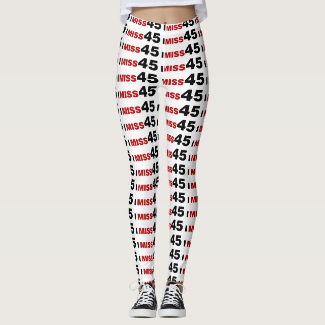 I Miss 45 Leggings (Front)