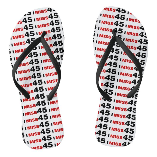 I Miss 45 Thongs (Footbed)
