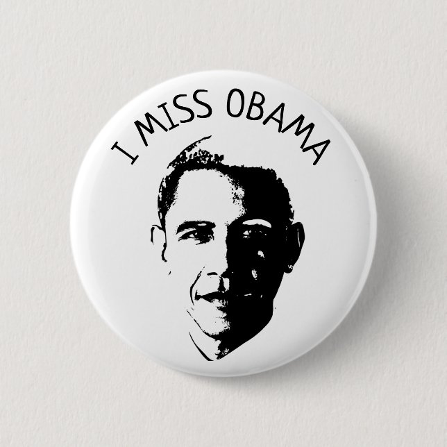 I Miss Barack Obama Button (Front)