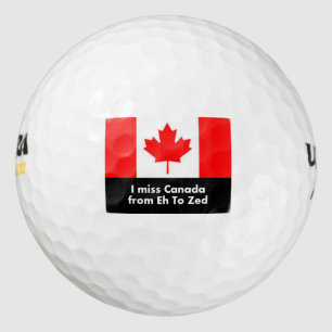 I Miss Canada from Eh to Zed Golf Balls