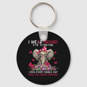 I miss every single day Sickle Cell Anaemia Awaren Key Ring