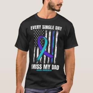 I Miss My Dad Suicide Awareness Shirt Prevention F