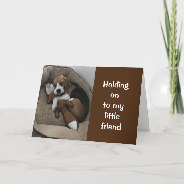 **I MISS MY FRIEND** CARD (Front)