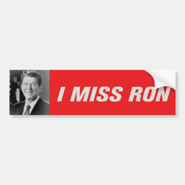 I Miss Ron Bumper Sticker (Front)