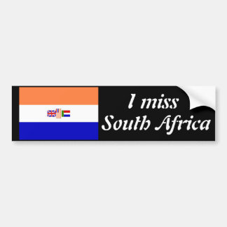 I miss South Africa Bumper Sticker
