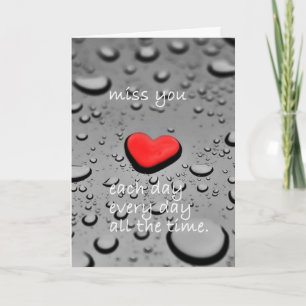 I "MISS YOU" AND I "WANT YOU" CARD