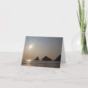 "I Miss You" Card - Oregon Coast