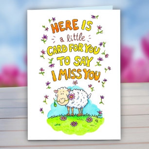 I miss you Greeting Card