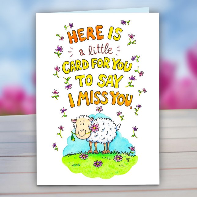 I miss you Greeting Card (Creator Uploaded)