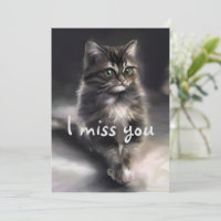 I miss you grey cat