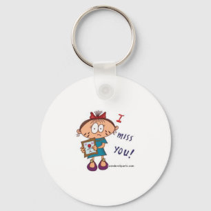 i miss you keychain