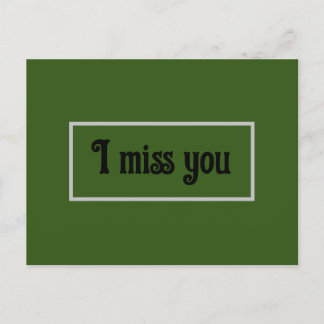 I miss you ldr card
