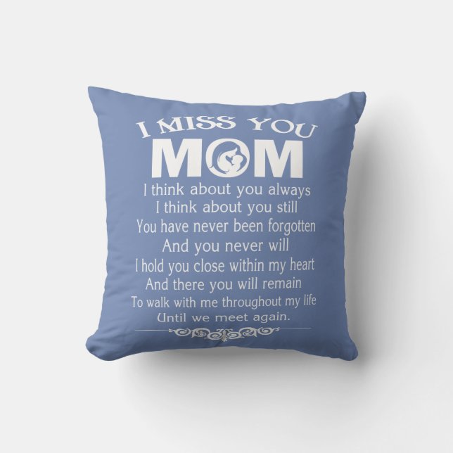 I MISS YOU, MOM CUSHION (Front)