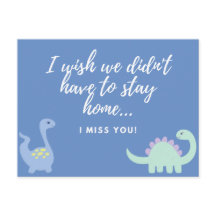 I Miss You Postcard
