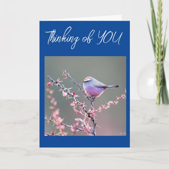 *I MISS YOU* WISH COULD SAY IN PERSON CARD (Front)