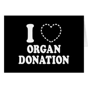 I {MISSING HEART} ORGAN DONATION CARD