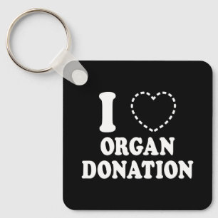 I {MISSING HEART} ORGAN DONATION KEY RING