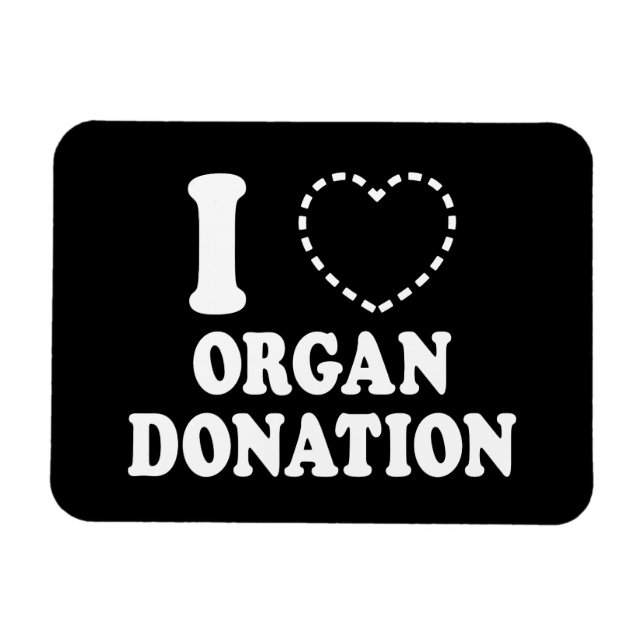 I {MISSING HEART} ORGAN DONATION MAGNET (Horizontal)
