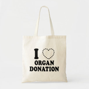 I {MISSING HEART} ORGAN DONATION TOTE BAG