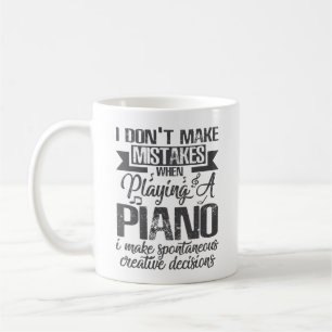 I Mistakes When Playing Piano Player Coffee Mug