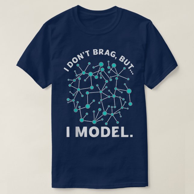 I Model Data Science Humour Coding1061 T-Shirt (Design Front)