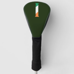 I Monogram overlaid on Irish Flag dccn Golf Head Cover