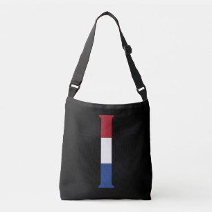 I Monogram overlaid on NLD Flag on bk cbbt Crossbody Bag
