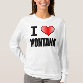 I ♥ Montana Long Sleeve - Women T-Shirt
