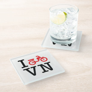 I Motorbike Vietnam Glass Coaster